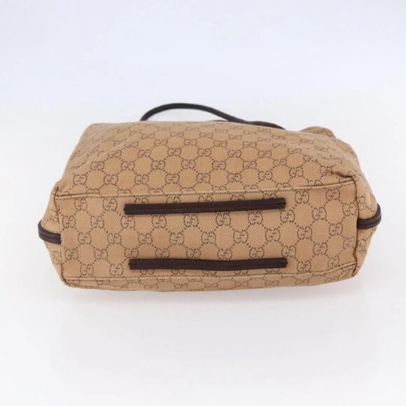 GUCCI GG Canvas Shoulder Bag Beige 101341 Auth 150124 - Picture 7 of 16